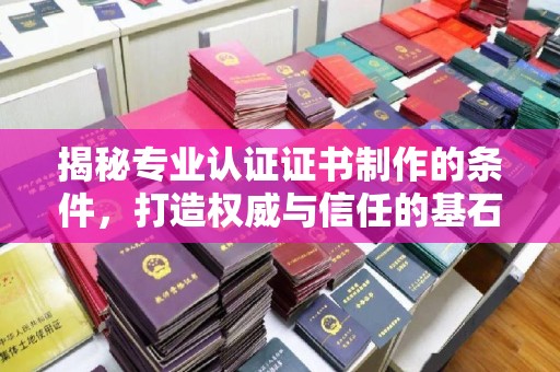 润州揭秘专业认证证书制作的条件，打造权威与信任的基石