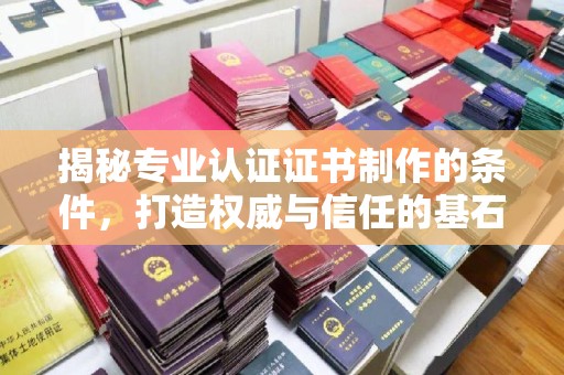 润州揭秘专业认证证书制作的条件，打造权威与信任的基石