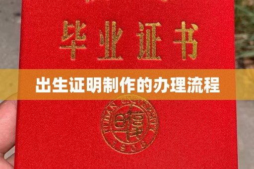 润州出生证明制作的办理流程